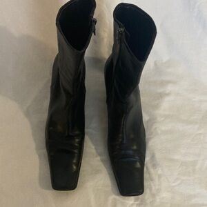 Prada Black Heeled Boots 36.5B